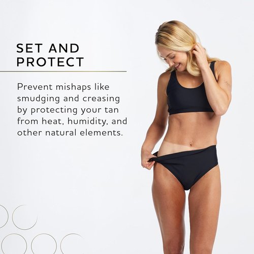 Norvell Tinted Drying Powder - Talc-Free Finishing Powder for Flawless Spray Tan | 0.5 oz, Absorbs Moisture & Prevents Streaks