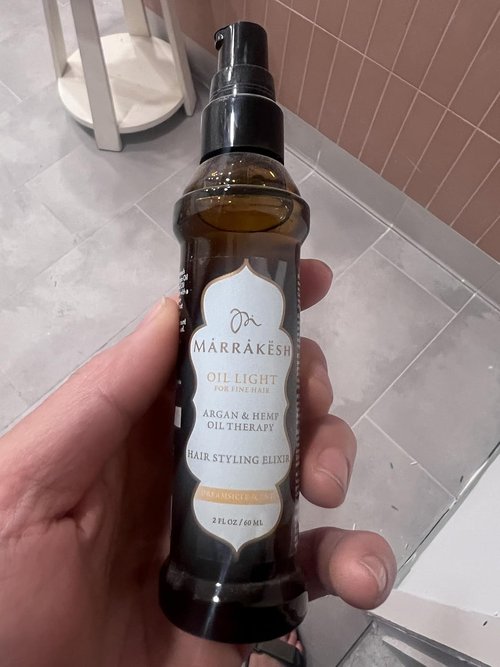 Skiennix Hair Styling Elixir - Marrakesh Oil Therapy with Argan & Hemp Oil - 8 oz XXL Professional