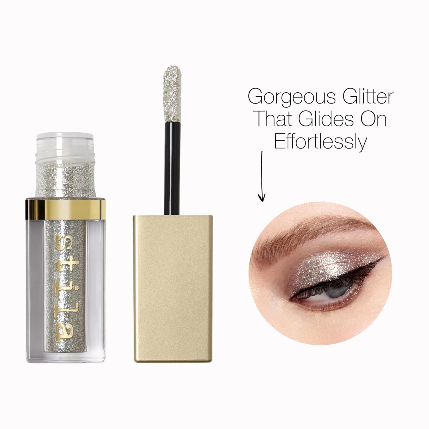 Stila Glitter And Glow Liquid Eye Shadow - Stunning Metallic Finish | Long-Lasting Formula