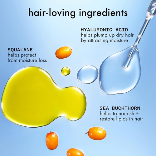 Amika Hydro Rush Intense Moisture Conditioner - Deep Hydration with Hyaluronic Acid