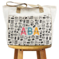 WCGXKO ABA Therapist Behavior Therapist Gift ABA Therapist Survival Kit Tote Bag (ABA TB)