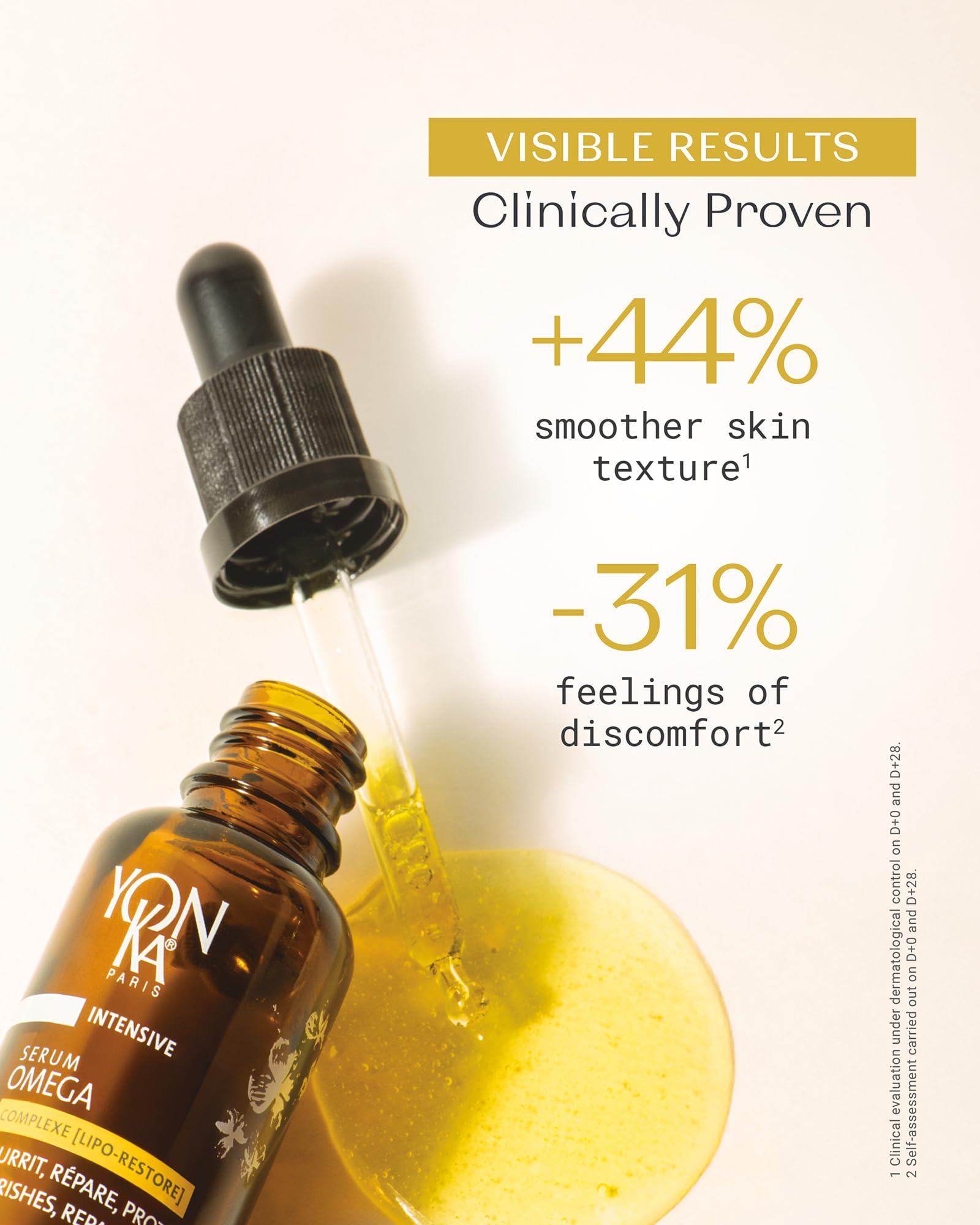YONKA PARIS Serum Omega | Oil in Serum for Dry Sensitive Skin | Omegas 3 6 9 Lipo Restore Complex | Nourishes and Soothes Reactive Skin | Vegan Dermatologist Tested | Travel Size | 0.16 Fl Oz