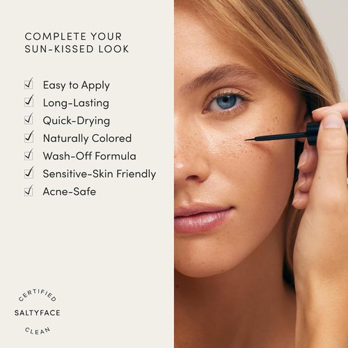 SALTYFACE Freckle Paint - Natural Freckle Pen for Sensitive Skin - Easy Application | 0.03 FL OZ (1 ML)