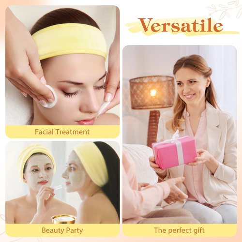 31 Pcs Esthetician Supplies for Facials,4 Gold Esthetician Bowls 4 Fan Brushes Esthetician Large Gold Serving Bowls 12 Compressed Facial Sponge 4 Spa Headbands 4 Flat Brushes for Women Face Cleansing