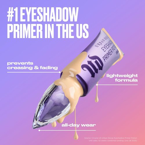 Urban Decay Anti-Aging Eyeshadow Primer Potion - Nude Primer for Crease-Resistant, Long-Lasting Eye Makeup, Vegan & Paraben-Free