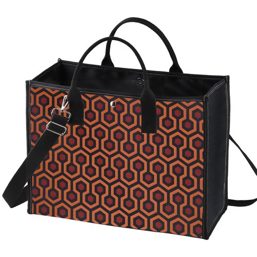 BWWKTOP Overlook Hotel Cosmetic Makeup Bag Horror Movie Inspired Gifts Overlook Hotel Travel Zipper Pouch Bag (Shinibag BL BG)