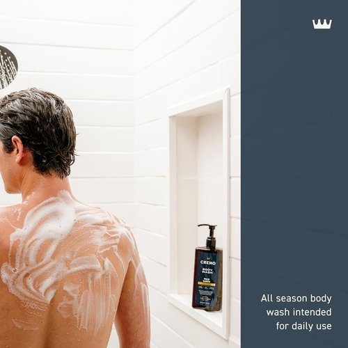 Cremo Palo Santo Body Wash for Men - Rich Lather, Refreshing Clean | 32 Fl Oz