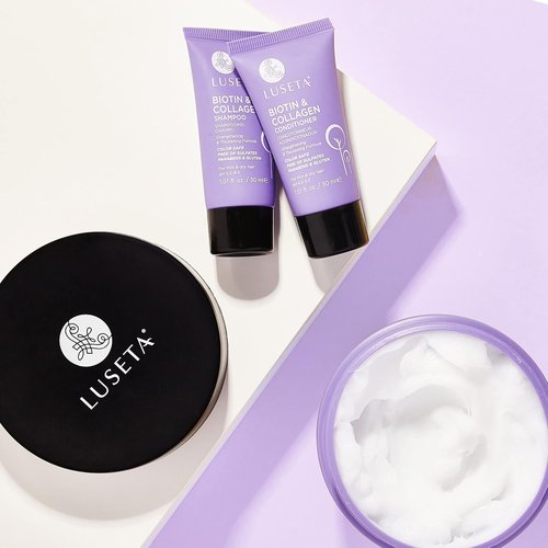Luseta Biotin & Collagen Hair Mask - Nourishing Treatment for Dry, Damaged Hair | 8.5 oz