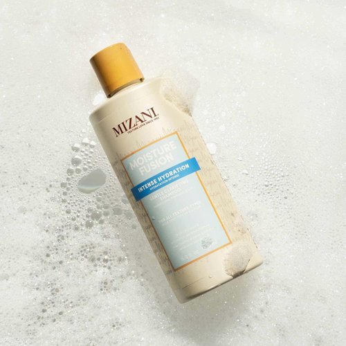 Mizani Moisture Fusion Clarifying Shampoo - Gentle Cleanse with Charcoal for Curly Hair