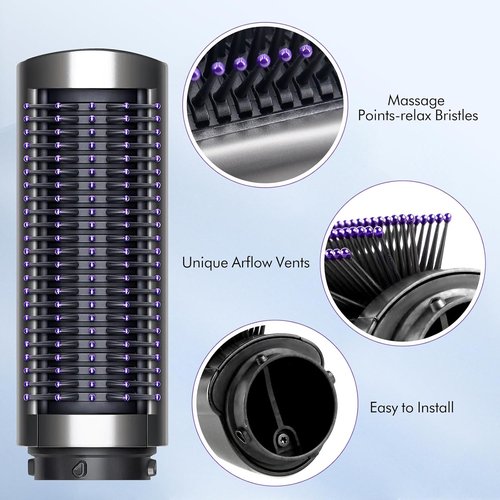 Dyson Small Firm Smoothing Brush - Hair Styling Comb Attachment for Airwrap | Part No. 969488-01