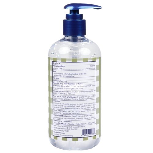 Noodle & Boo Instant Hand Sanitizer - Gentle Formula for Effective Germ Protection | 12 Fl Oz