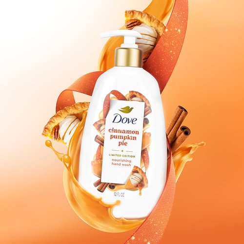 Dove Limited Edition Holiday Treats Liquid Hand Wash for Deep Nourishment Cinnamon Pumpkin Pie 12 oz
