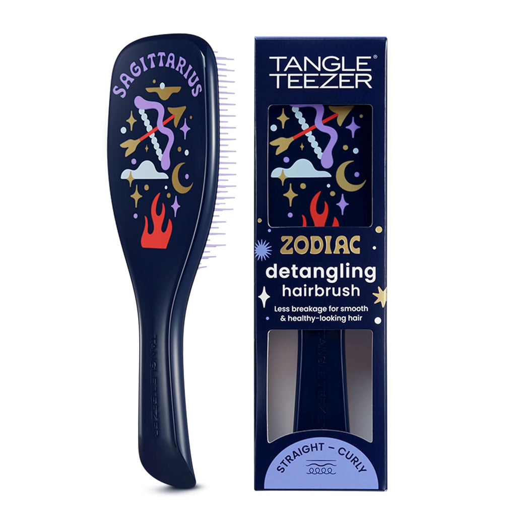 Tangle Teezer Zodiac Ultimate Detangler Hairbrush - Eliminates Knots & Reduces Breakage | Sagittarius