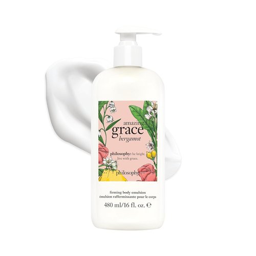 Philosophy Amazing Grace Firming Body Emulsion - Luxury Scented Lotion with Shea Butter - Fast Absorbing Hydration for All Skin Types