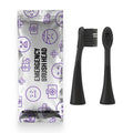 BURST Emergency Replacement Heads for Original Sonic Electric Toothbrush (Black /2 Pack) | Ultra Soft Bristles for a Fresh Start After Sickness | Deep Clean, Stain & Plaque Removal