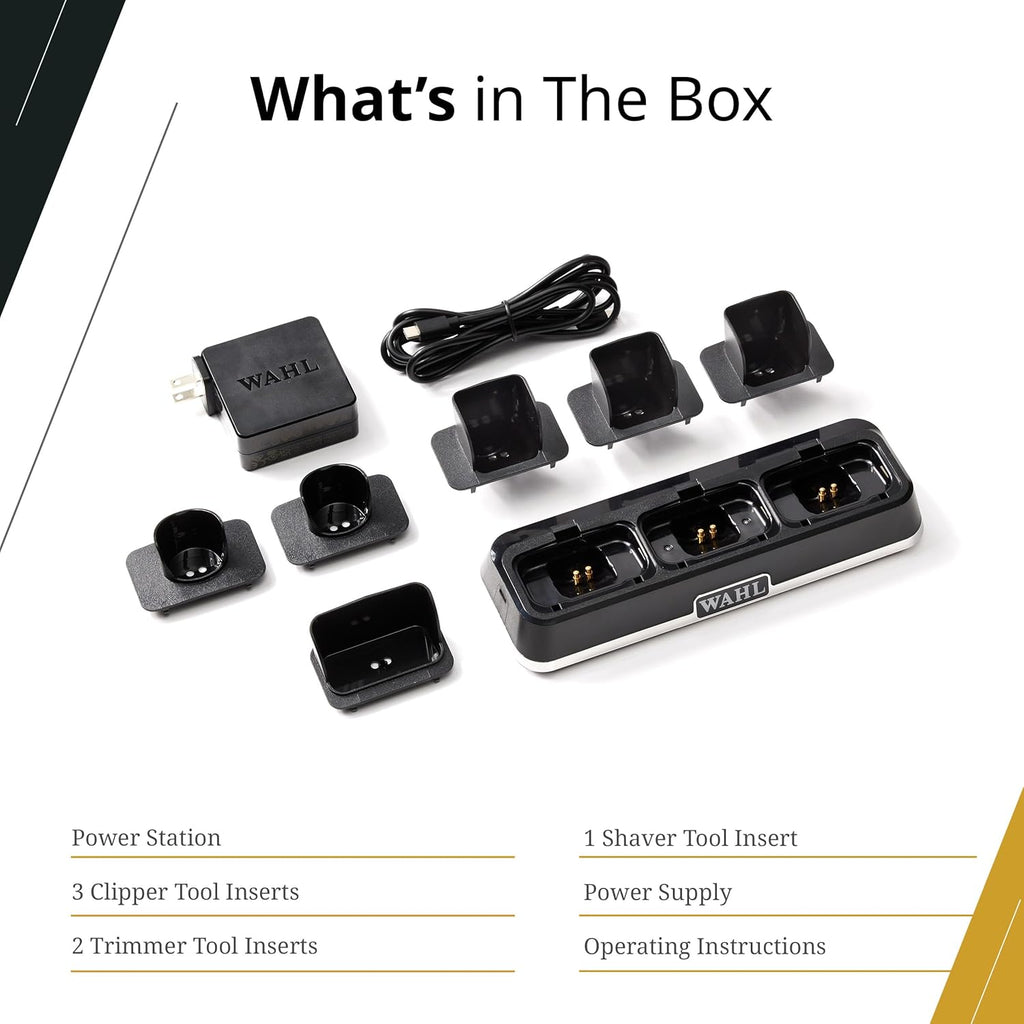 Wahl Professional Power Station - High-Performance Charging Station for Barbers & Stylists