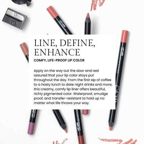 OFIR Longwear Demi-Matte Lip Pencil - Smudge-Proof, Hydrating & Easy Glide | Muted Purple | 0.042 OZ