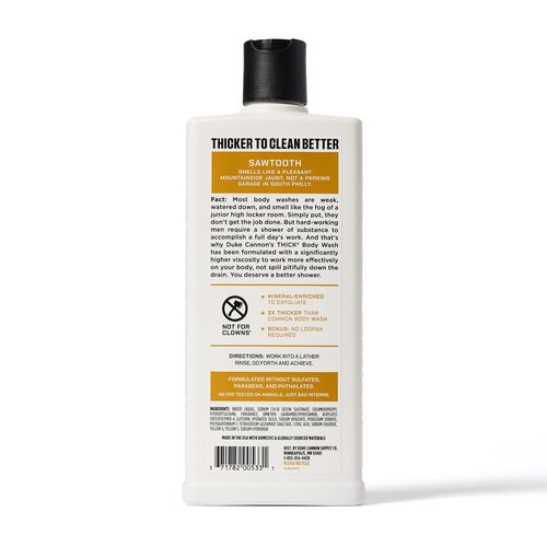 Duke Cannon Supply Co. THICK High-Viscosity Body Wash for Men the Scent Seeker Variety 4 Pack - Premium Ingredients, Plant-Based Thickeners, Superior Lather, Natural Exfoliate, 17.5 Fl Oz (4 Pack)