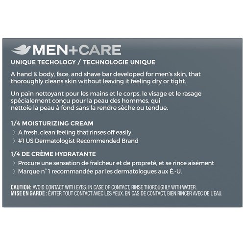 Dove Men+Care Soap Bar, Extra Fresh Scent 36-Pack – Hydrating 3-in-1 Body, Hand, and Face Cleanser for Men, 2.6 Oz Ea