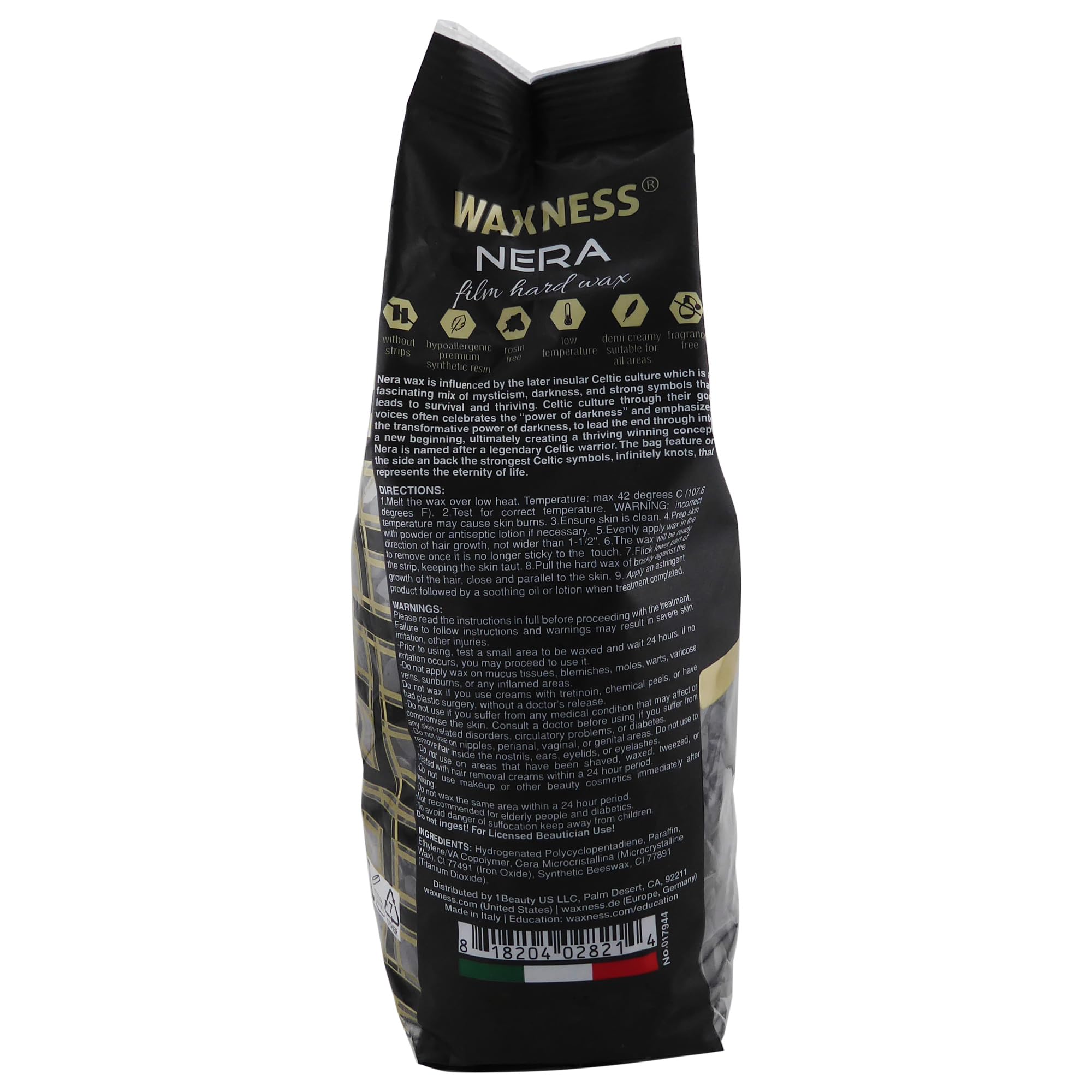 Waxness Nera Rosin Free Hard Wax 2.2 lb / 1 kg