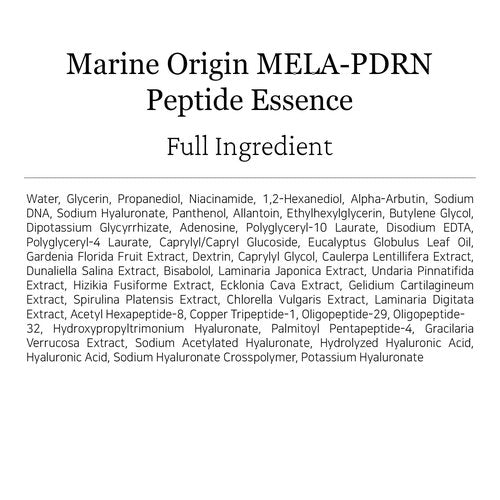 Always Be Pure Marine Origin Mela-PDRN Peptide Essence, Skin Renewal Serum with Salmon DNA, Niacinamide for Glowing Skin, Korean Skincare, 150ml/5.07 fl.oz.