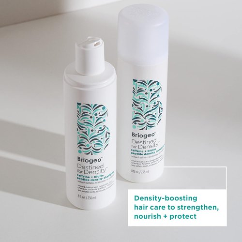 Briogeo Destined For Density Conditioner - Caffeine & Biotin Peptide for Thicker, Voluminous Hair | Vegan & Silicone-Free