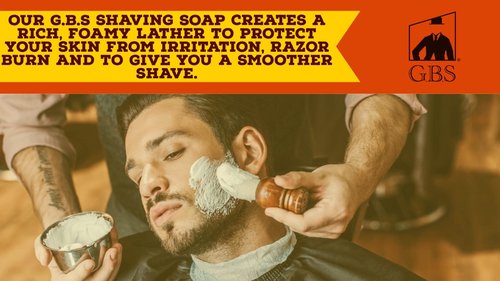 GENTS 97% All Natural Shave Soap Set for Men, Cedar & Pine, Sandalwood, Bay Rum, Pack of 3