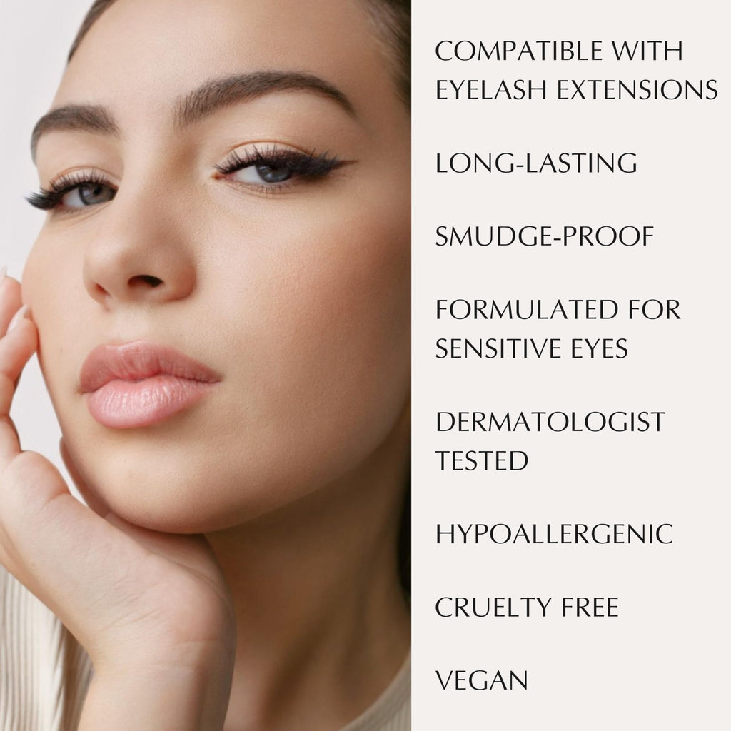 Xtreme Lashes Lash Densifying Liquid Eyeliner, Classic Black, Smudge-Resistant, Dual-Tip, Long-Lasting Make Up, Hypoallergenic, Safe for Eyelash Extensions