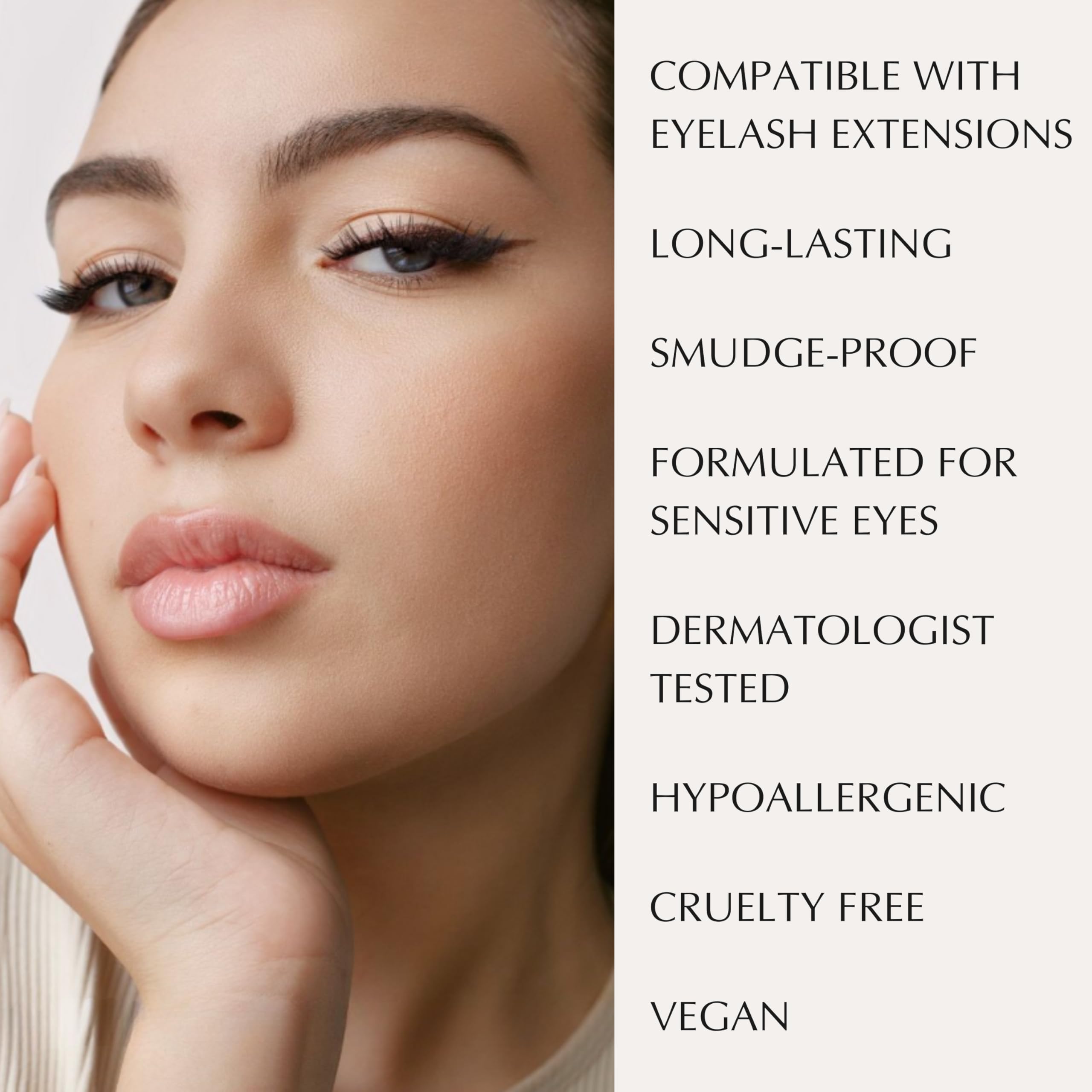 Xtreme Lashes Lash Densifying Liquid Eyeliner, Classic Black, Smudge-Resistant, Dual-Tip, Long-Lasting Make Up, Hypoallergenic, Safe for Eyelash Extensions