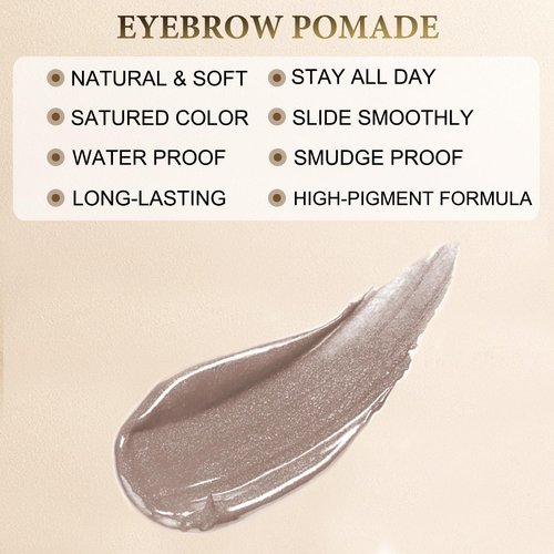 Regine Switzerland Eyebrow Pencil Kit - Waterproof 2-in-1 Microblading Pen & Pomade, Ash Blonde