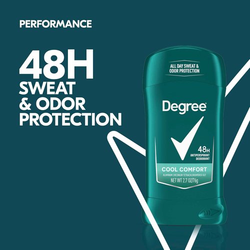 Degree Men Dry Protection Antiperspirant, Cool Comfort, 2.7 oz., Pack of 6