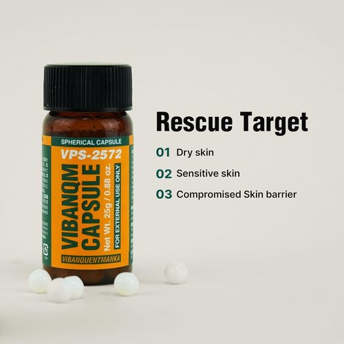 VIBANQUENTMANKA Capsule Face Serum - Hydrating Skin Care Booster with Panthenol & Niacinamide | 25g/0.88 fl. oz.