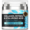Regine Switzerland Retinol Face Moisturizer - Anti-Aging Collagen Cream with Hyaluronic Acid | Day & Night Use