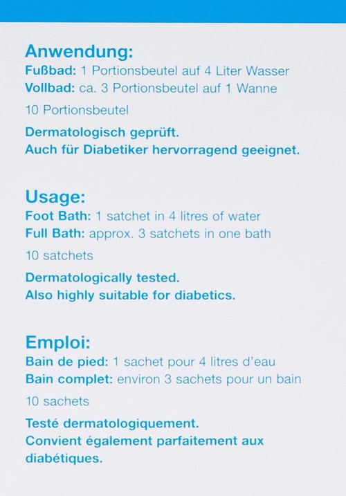 GEHWOL Bath Salt - Relaxing Foot Soak for Soothing Relief | 10 Count Pack