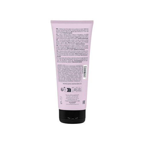 ALFAPARF MILANO Semi Di Lino Blow Dry Cream - Light Hold Styling Cream for All Hair Types - 6.76 fl oz