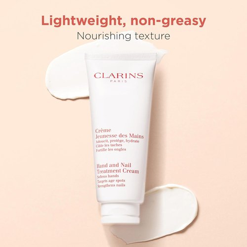Clarins Hand & Nail Treatment Cream Bundle - Moisture-Rich Body Lotion | Softens, Nourishes & Hydrates Skin