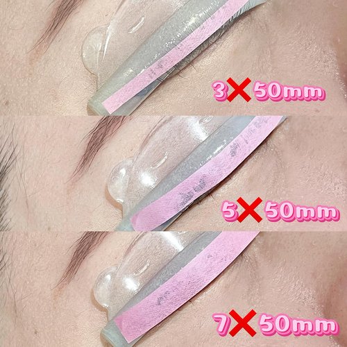 BLACKWINGS 1000P Pink Lash Lift Cover Sheets, 3 Sizes Disposable Eyelash Perm Pad Covers, Lash Lamination Protector for Lash Lift Perming Salon Home Use