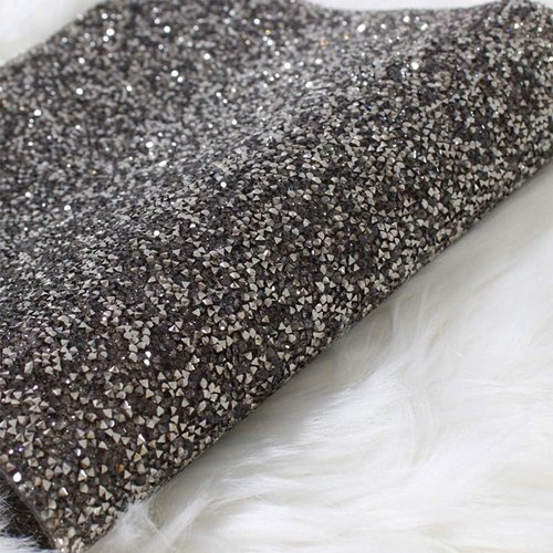 EBANKU Shiny Nail Table Mat, Nail Art Hand Rest Pad for Nail Art Cushion Pillow, Washable Portable Manicure Tool（Black）