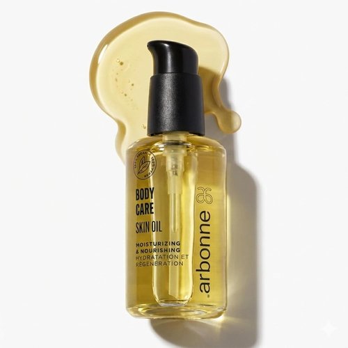 Arbonne BodyCare Skin Oil - Lightweight Moisturizing Blend with Omega Fatty Acids & Hyaluronic Acid for Radiant, Smooth Skin