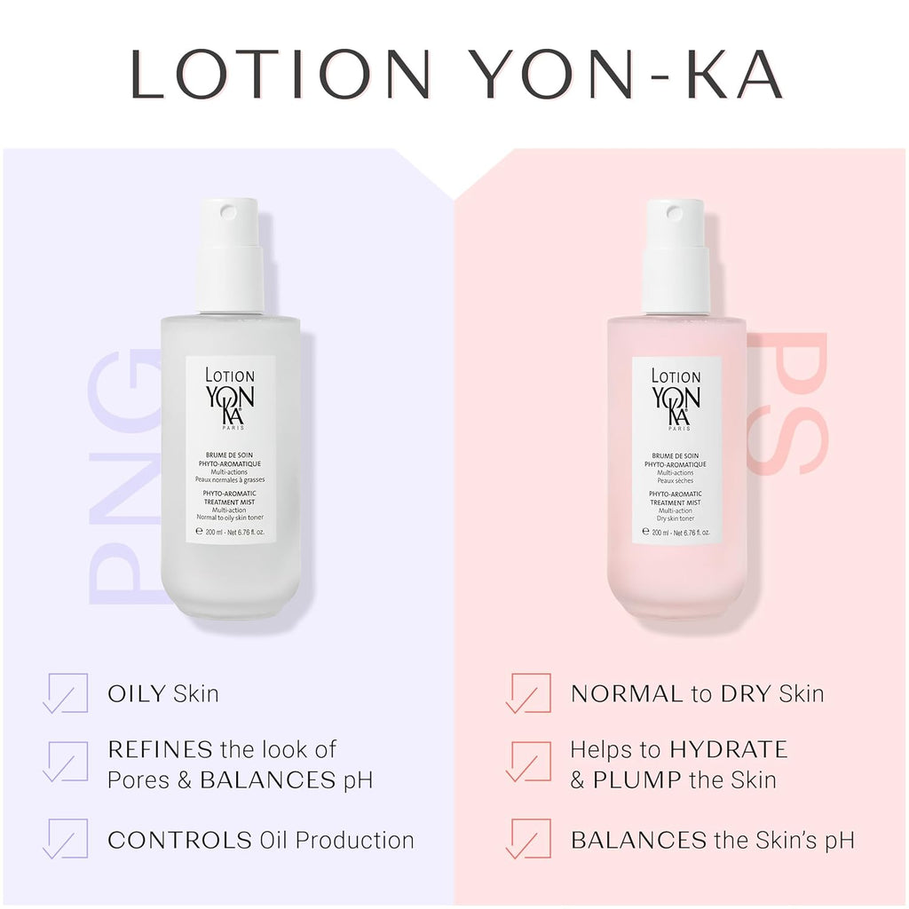 Yon-Ka Lotion PNG Toner - Refreshing Daily Face Mist with Aloe Vera & Rosemary | Hydrates & Soothes Skin