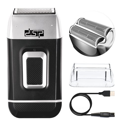 DSP® Bald Head Shaver for Men Bald Shaver for Men Waterproof Razor for Shaving Electric Cordless Rechargeable Black