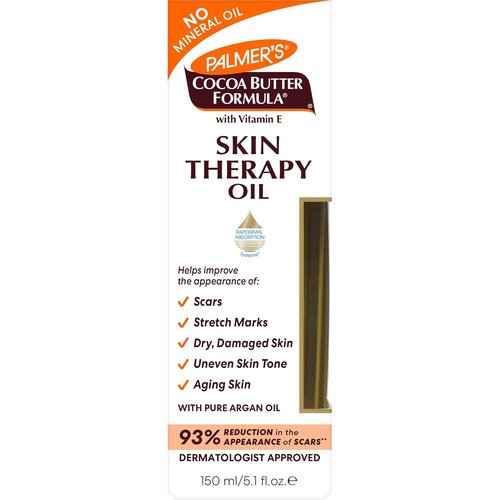 Palmer's Cocoa Butter Formula Body Oil - Deep Moisturizer with Vitamin E & Argan Oil, 5.1 Ounces