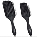 Giorgio Hair Brush Set - Black Paddle Brush with Tourmaline Bristles for All Hair Types | Wet & Dry Use