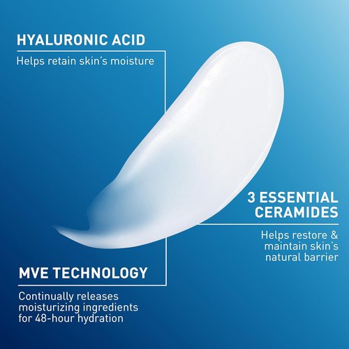 CeraVe Daily Moisturizing Lotion - Hydrating Body & Face Moisturizer with Hyaluronic Acid | 19 Ounce, Fragrance-Free