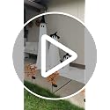 Halloween Outdoor Lighted Ghost Family 3 Pack - L+M+S with Timer & Remote