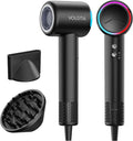 Skiennix Hair Dryer - Professional Ionic Blow Dryer with Diffuser for Curly Hair | Ultra-Fast Drying, Low Noise, 6.5 ft Cord