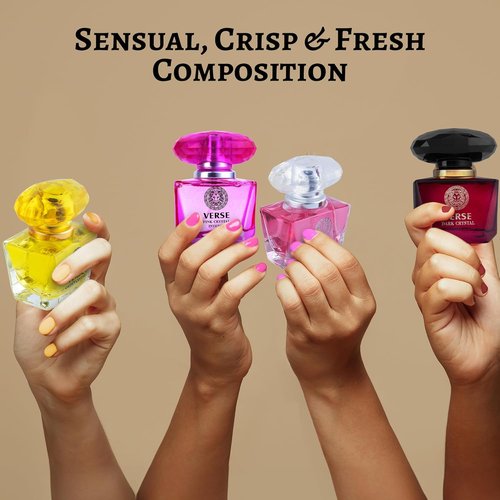 NovoGlow Mini Fragrance Set for Women - Refreshing Floral, Fruity & Woody Scents | Ideal EDP Gift for Birthdays & Anniversaries