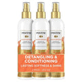 Pantene Pro-V Conditioning Detangler Spray - Repair & Protect Nutrient Boost for Damaged Hair | 8.5 Fl Oz, 3 Pack