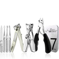 Nail Clippers for Thick Nails, Heavy Duty Toenail Clippers for Seniors Large Wide Jaw Opening and 360° Rotating Nail Clippers (Black)