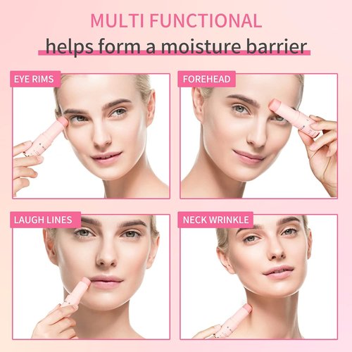 KIMUSE Hydrating Multi Balm Stick - All-in-One Lip Balm, Eye Cream & Neck Cream for Moisturizing Skin Care